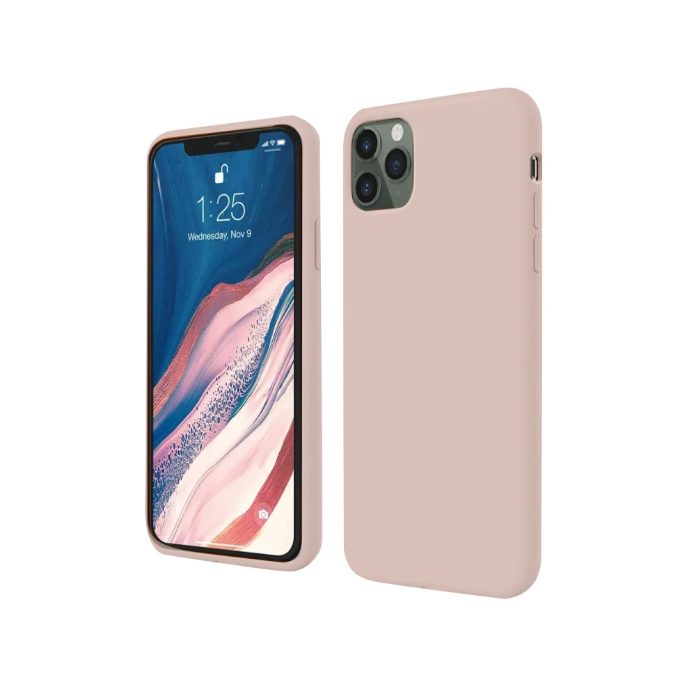 Apple iPhone 11 Pro Kılıf First Silikon - Rose Gold
