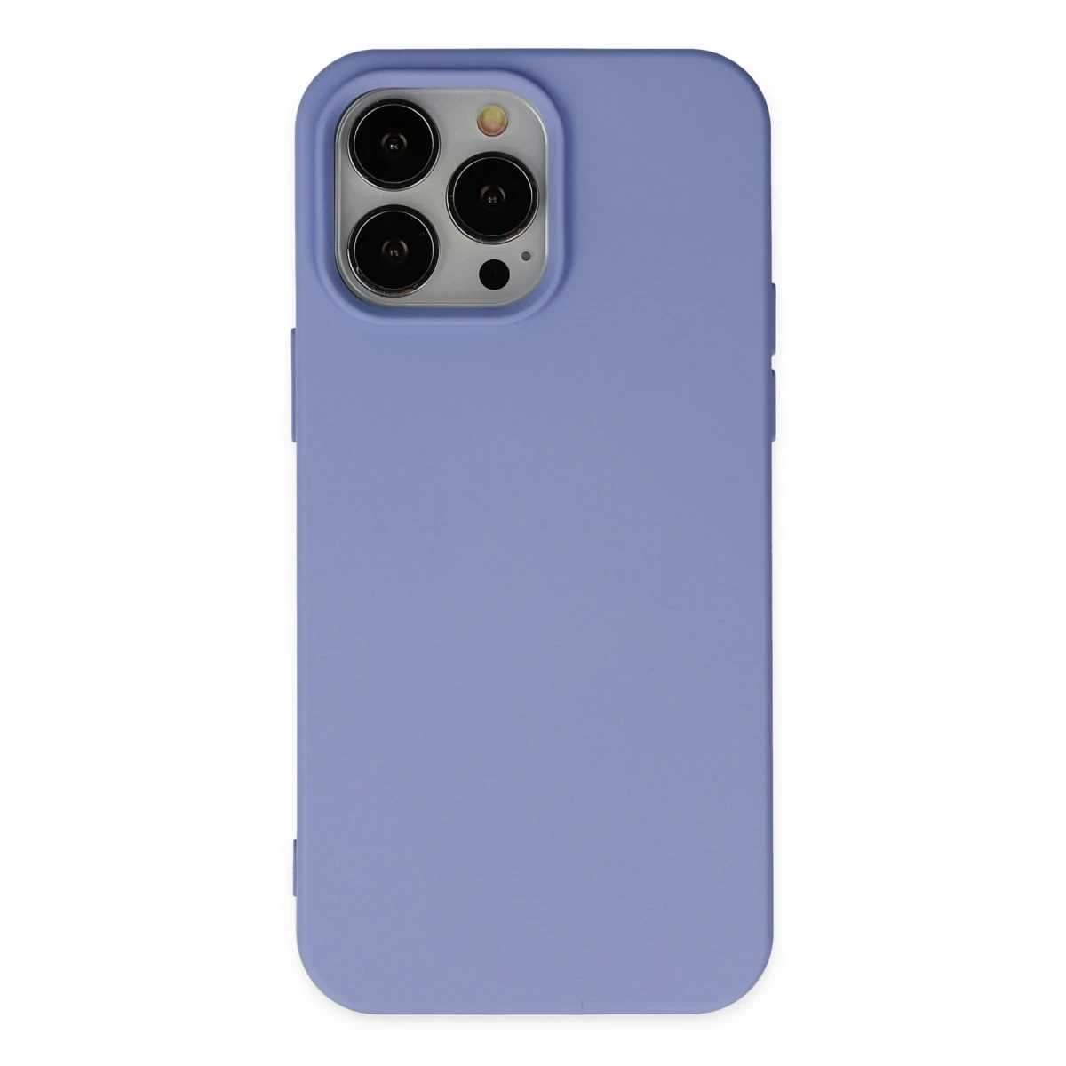 Apple iPhone 14 Pro Max Kılıf Nano içi Kadife Silikon - Lila