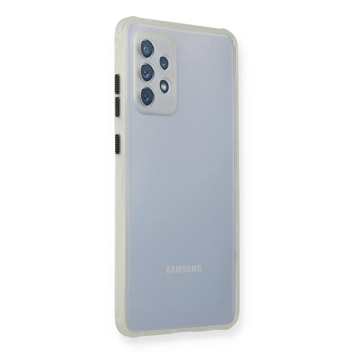 Samsung Galaxy A72 Kılıf Miami Şeffaf Silikon - Şeffaf