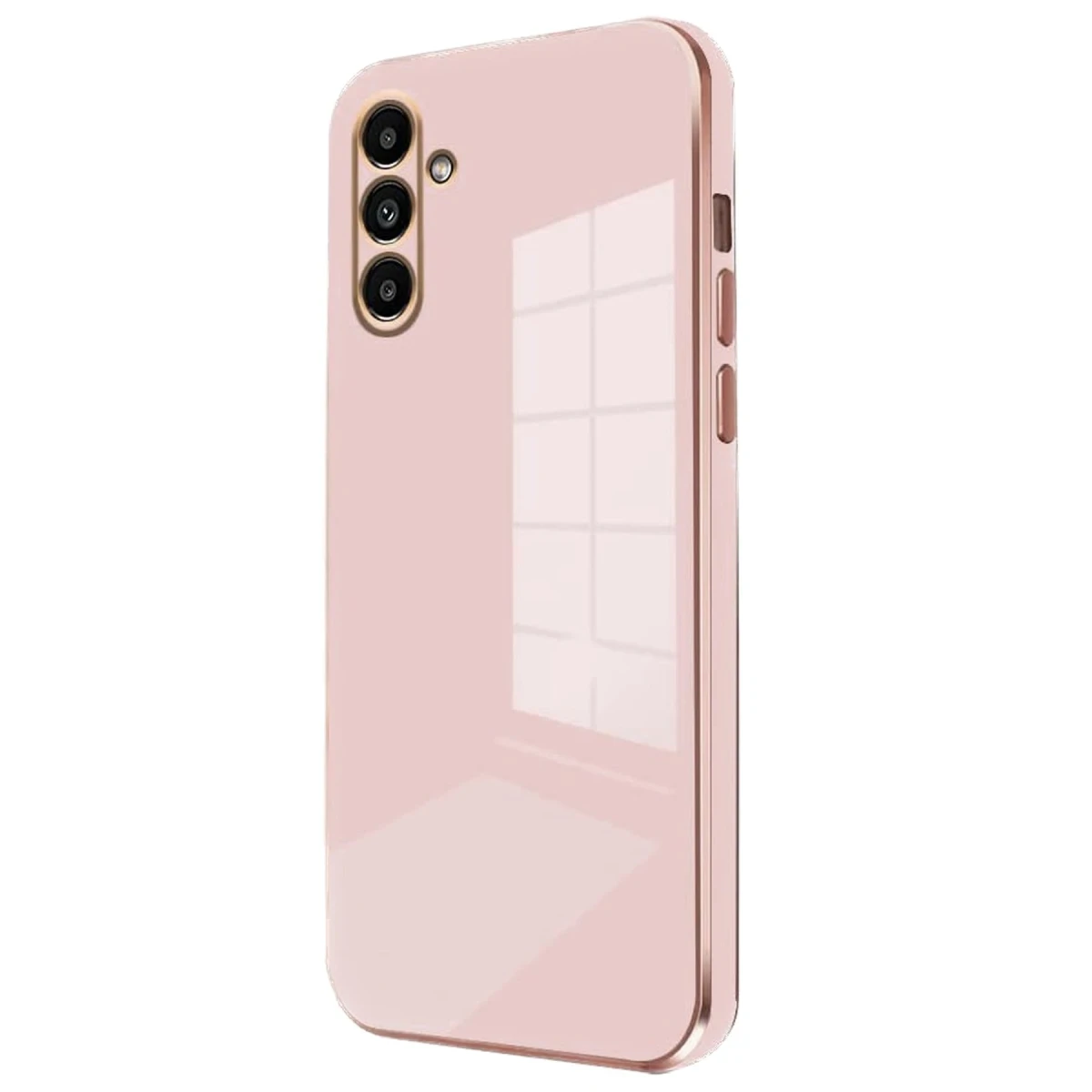 Samsung Galaxy A55 5G Kılıf Volet Silikon - Pembe