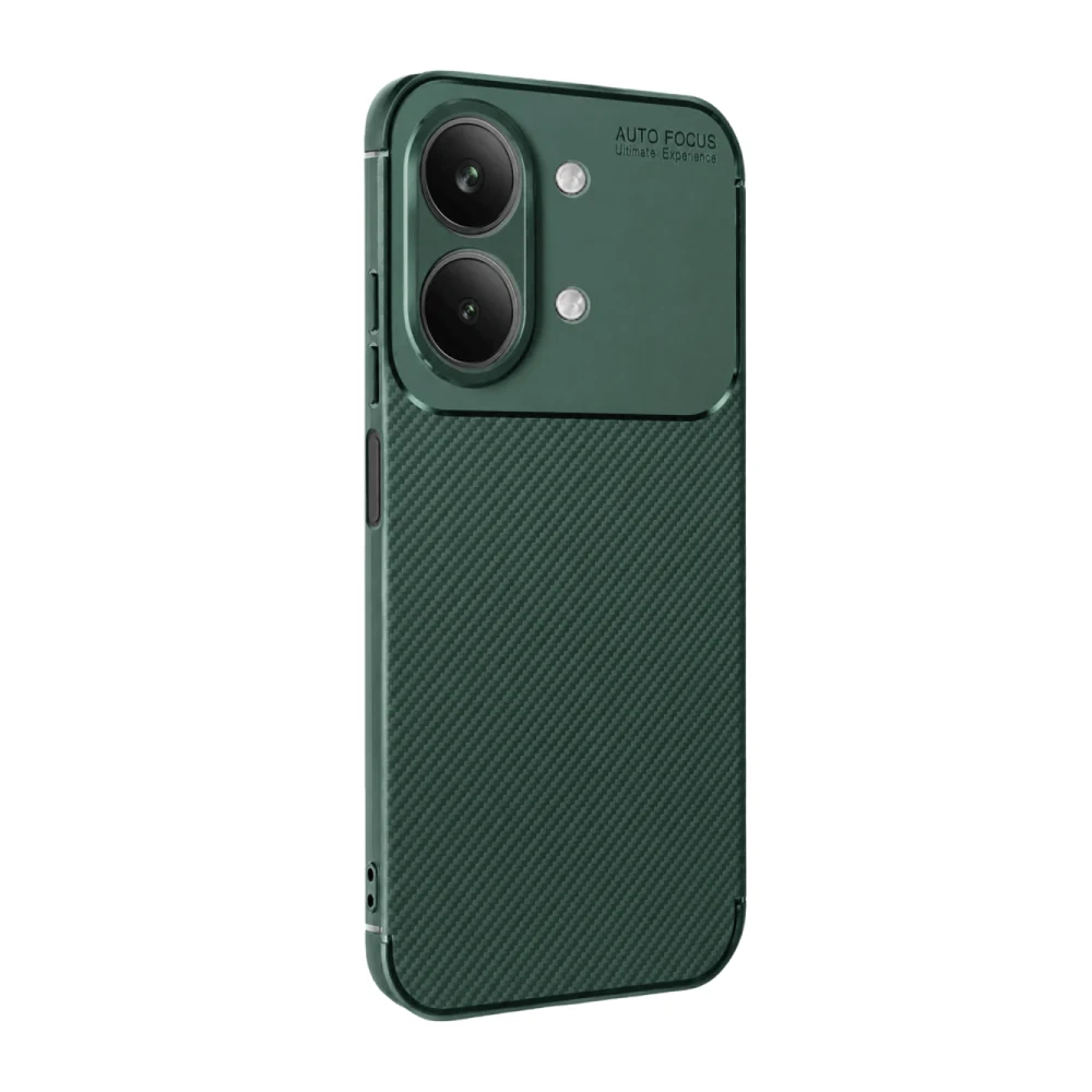 Vivo Y05 Auto Focus Karbon Kapak - Yeşil