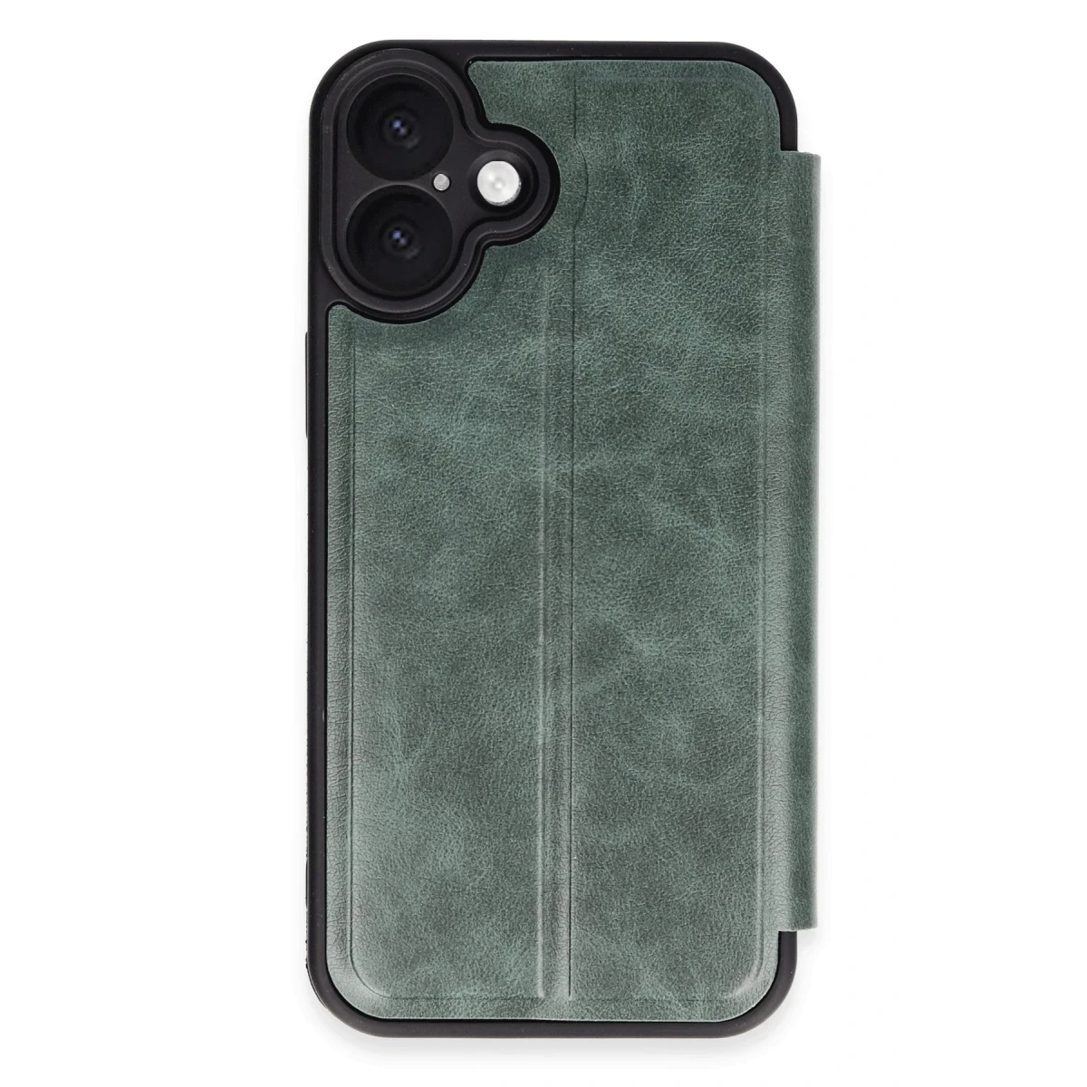 Apple iPhone 16 Plus Kılıf Flip Cover - Koyu Yeşil