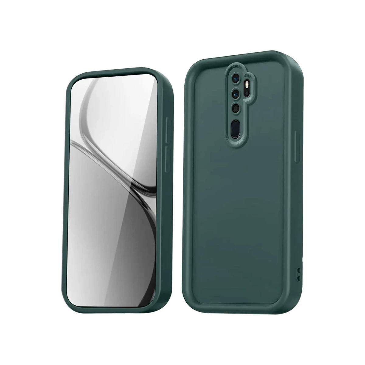 Xiaomi Redmi Note 8 Pro Kılıf Viera Silikon - Koyu Yeşil