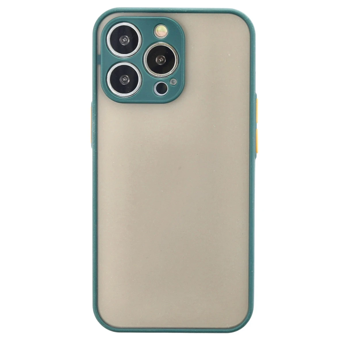 Apple iPhone 13 Pro Kılıf Montreal Silikon Kapak - Yeşil