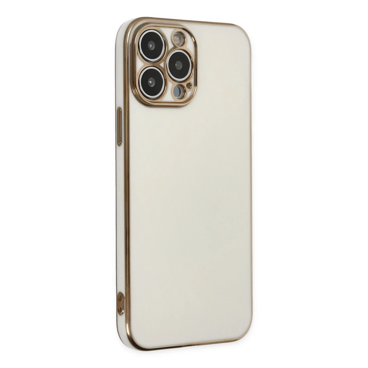 Apple iPhone 14 Pro Kılıf Volet Silikon - Beyaz