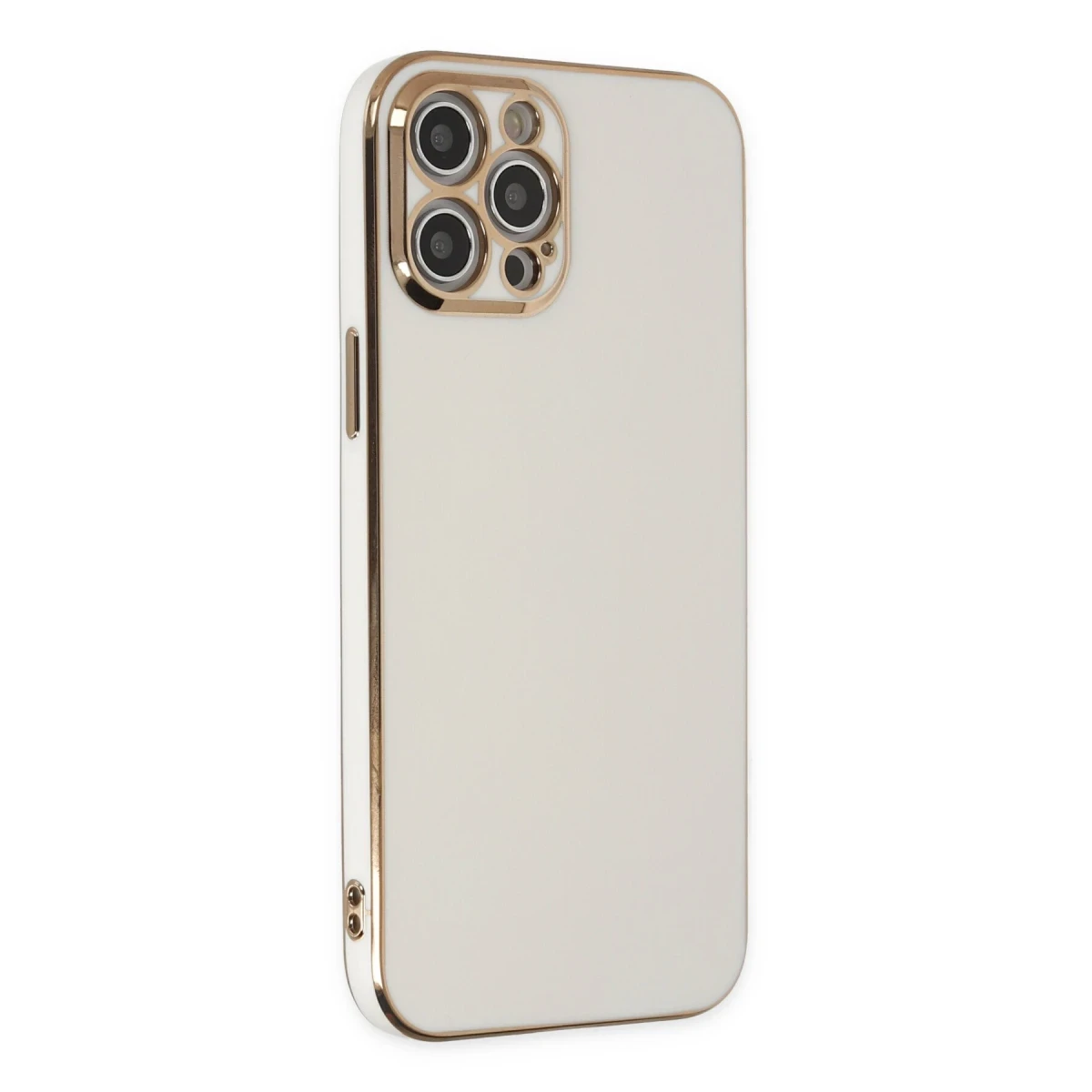 Apple iPhone 12 Pro Kılıf Volet Silikon - Beyaz