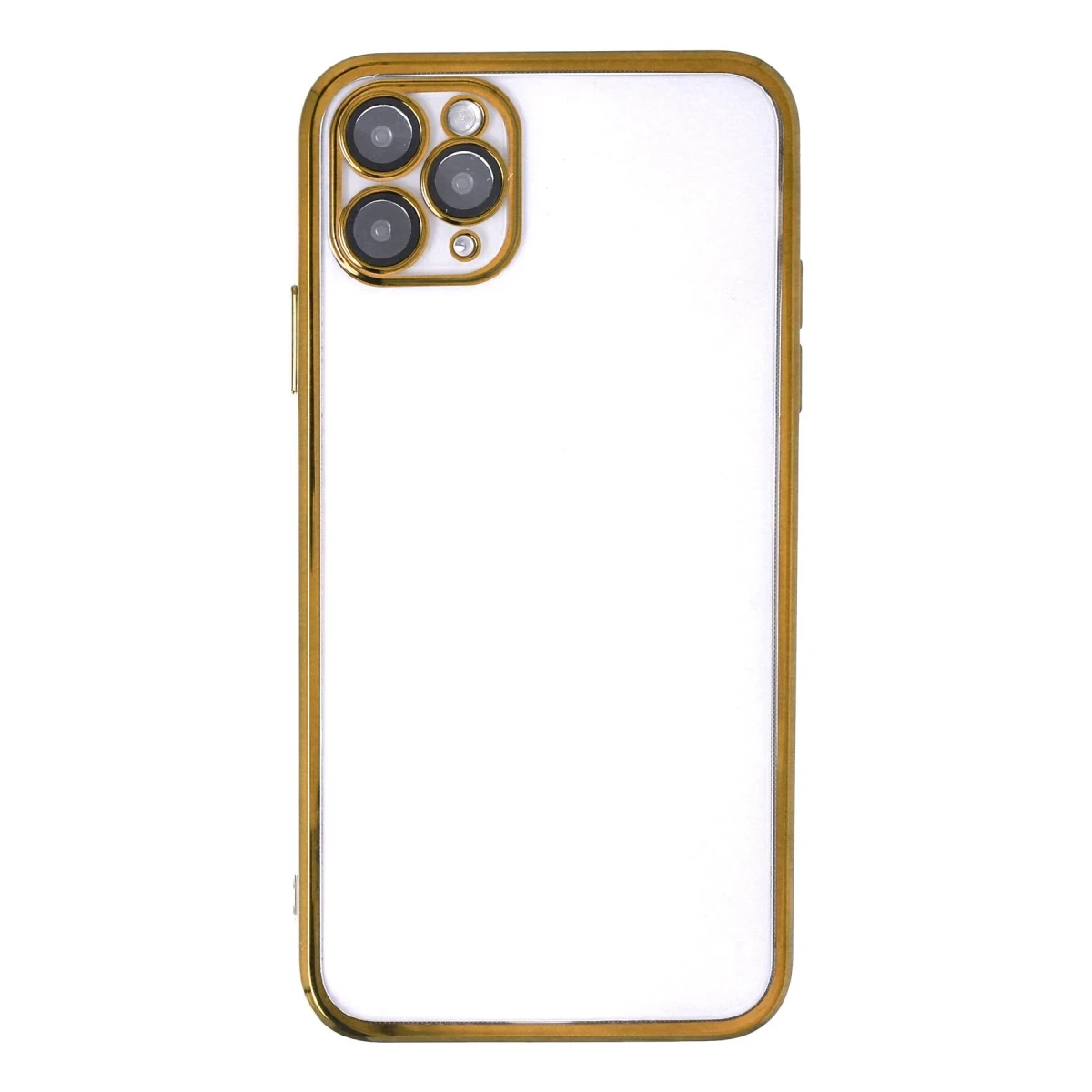 Apple iPhone 11 Pro Kılıf Razer Lensli Silikon - Gold