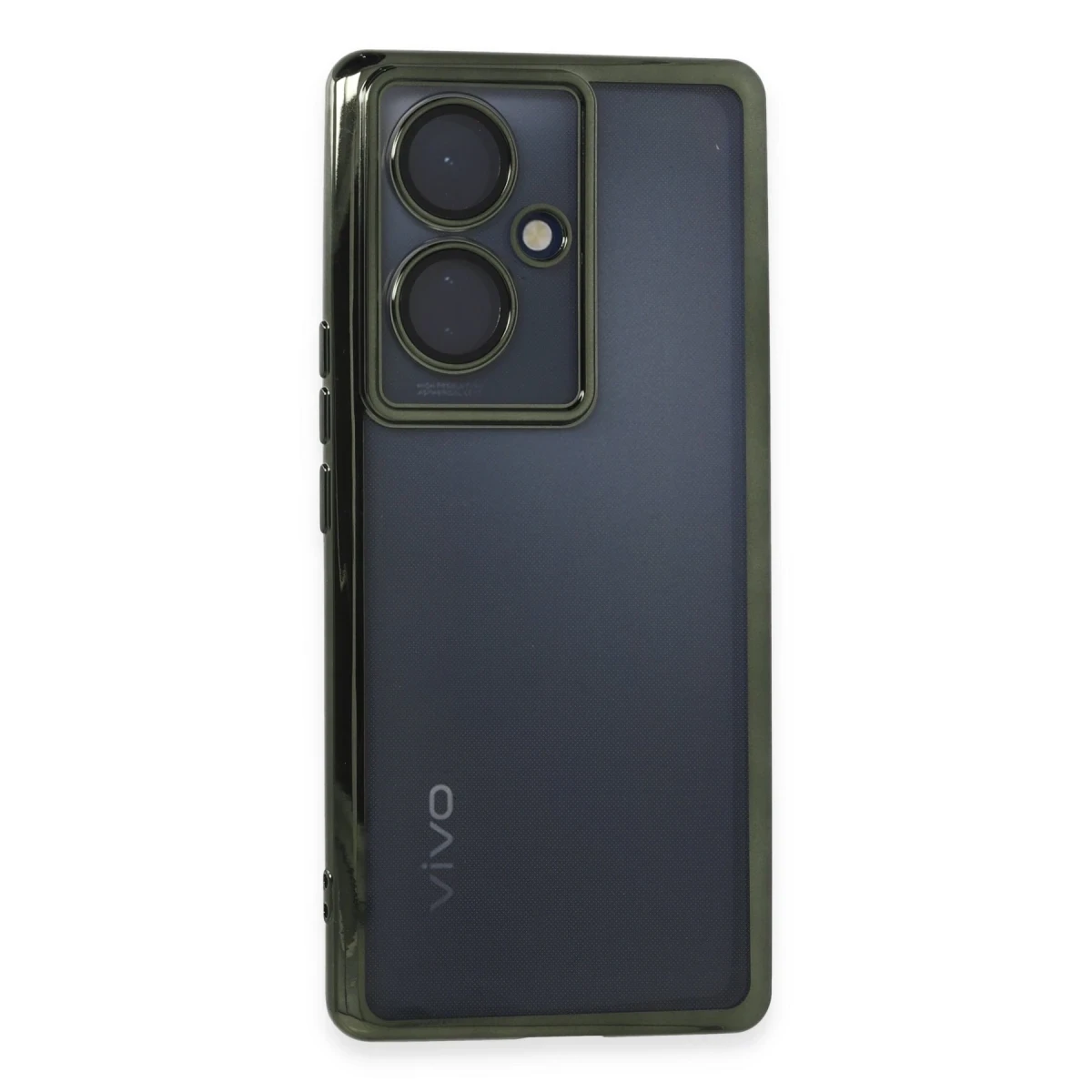 Vivo V29 Lite Kılıf Razer Lensli Silikon - Yeşil