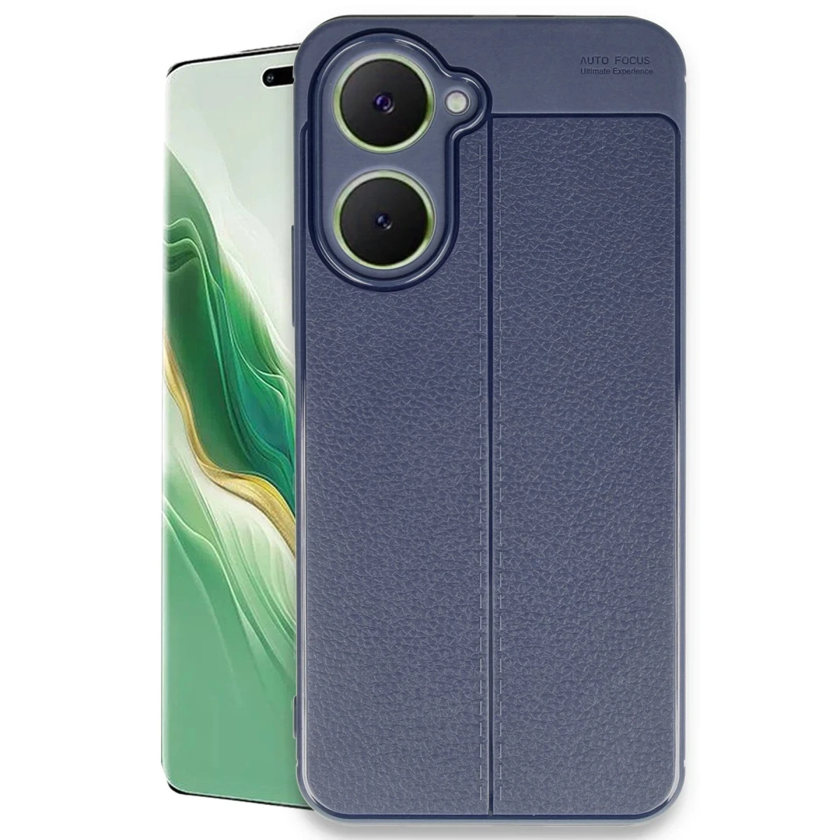 Vivo Y18 Kılıf Auto Focus Kapak - Lacivert
