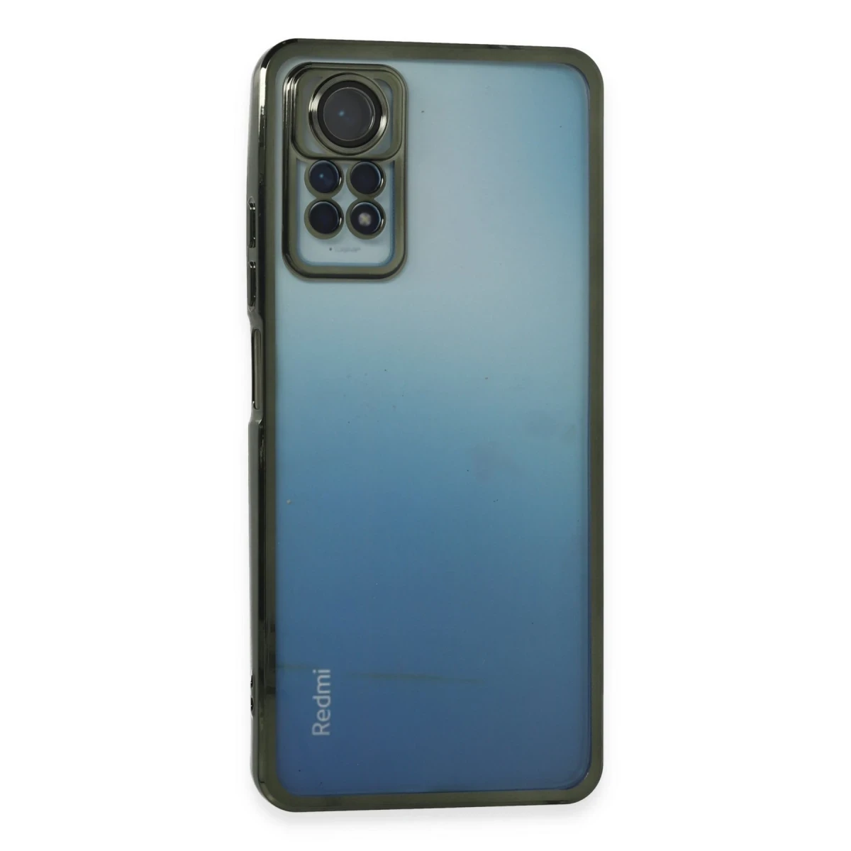 Xiaomi Redmi Note 11 Pro Kılıf Razer Lensli Silikon - Yeşil
