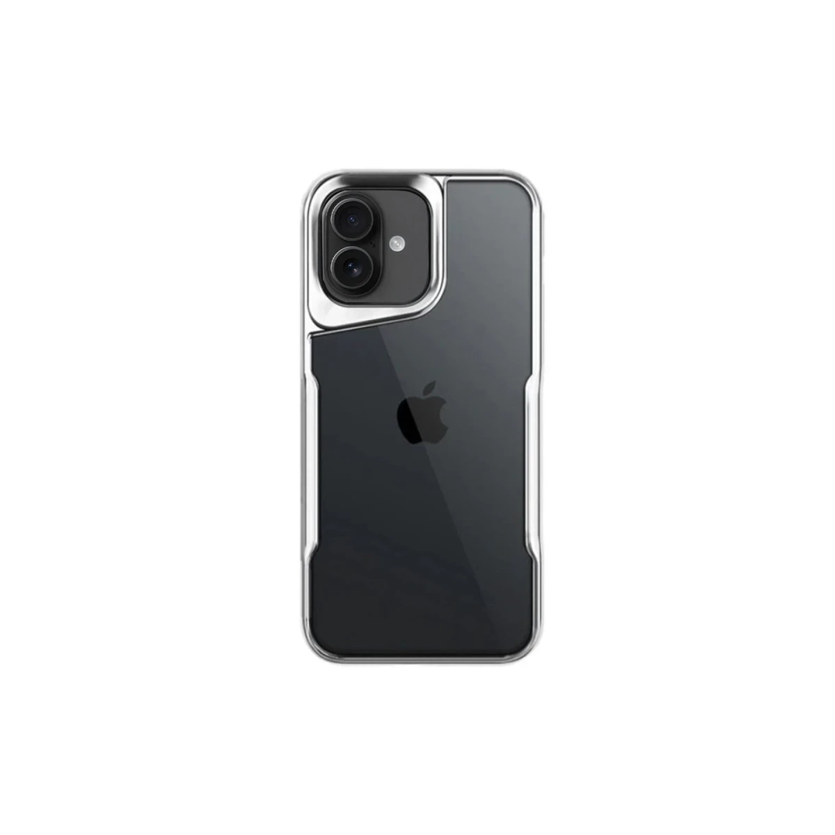 Apple iPhone 16 Kılıf Boyi Silikon Kapak - Gümüş