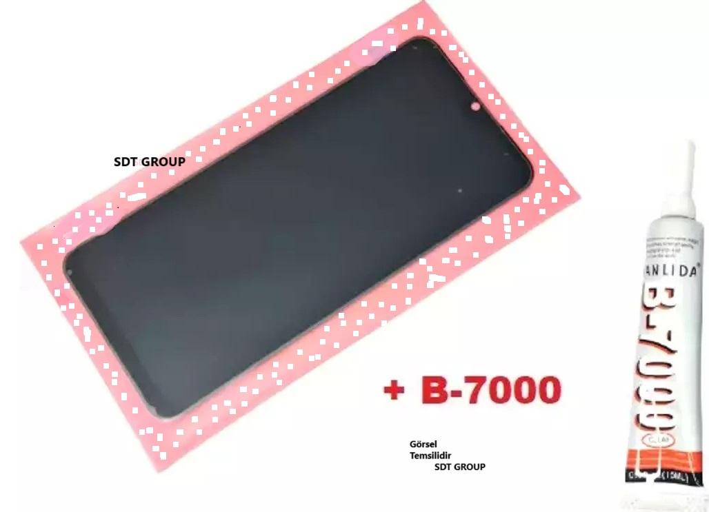 SamsunG Galaxy A03 Uyumlu SRV Ekran Dokunmatik + (B7000 Yapıştırıcı)