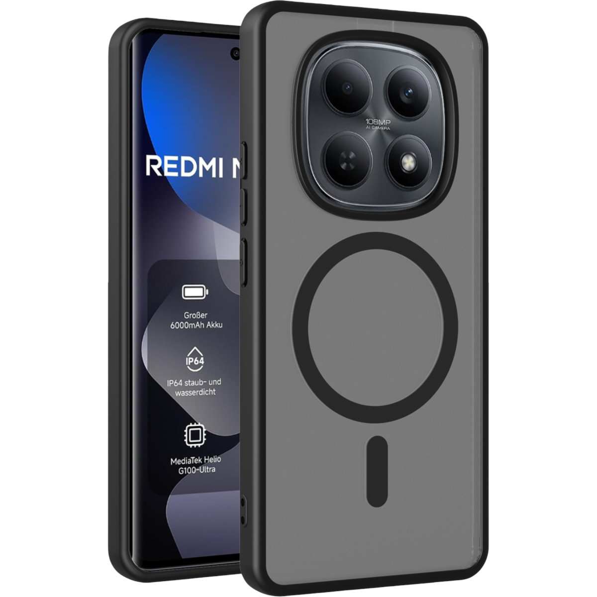 Joko Xiaomi Redmi Note 15 4G Jota Magsafe Kapak - Siyah