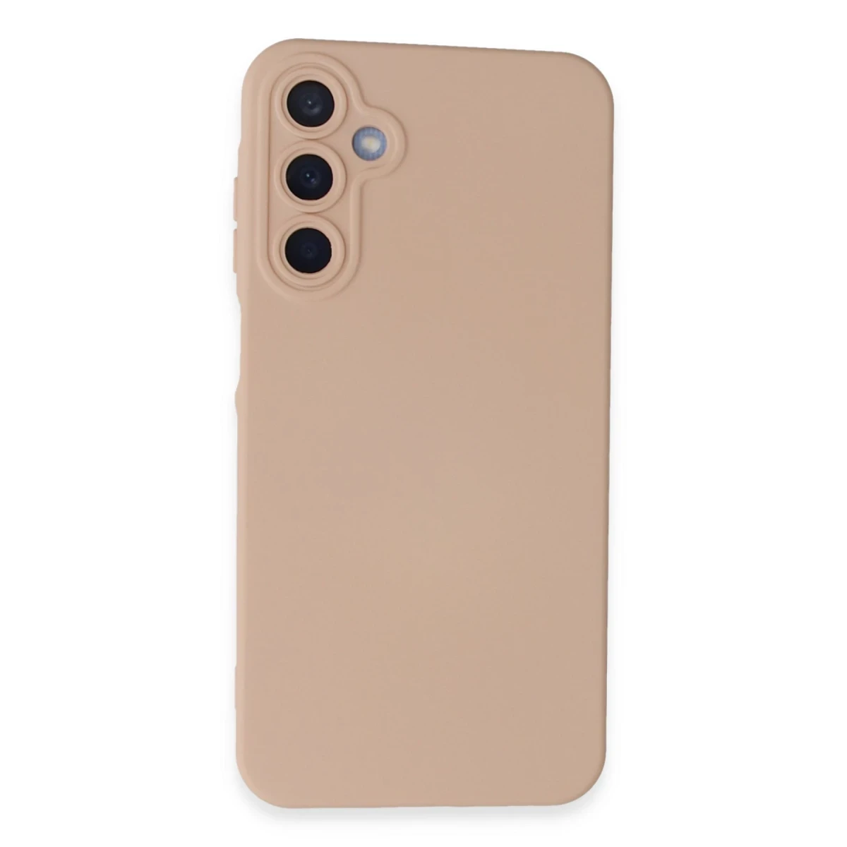 Samsung Galaxy A05S Kılıf Nano içi Kadife Silikon - Pudra