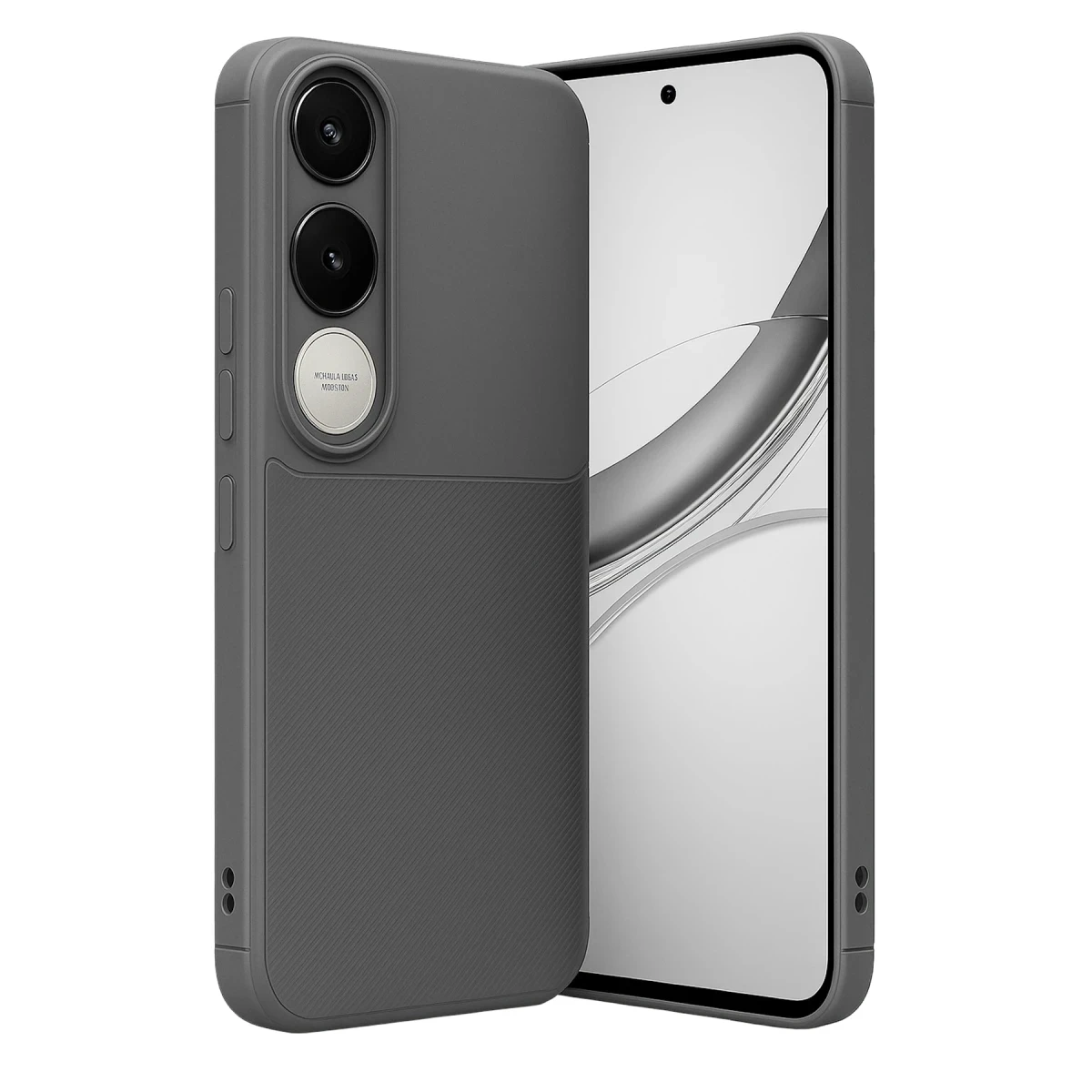 Vivo V50 Lite 4G Auto Focus Karbon Kapak - Gri