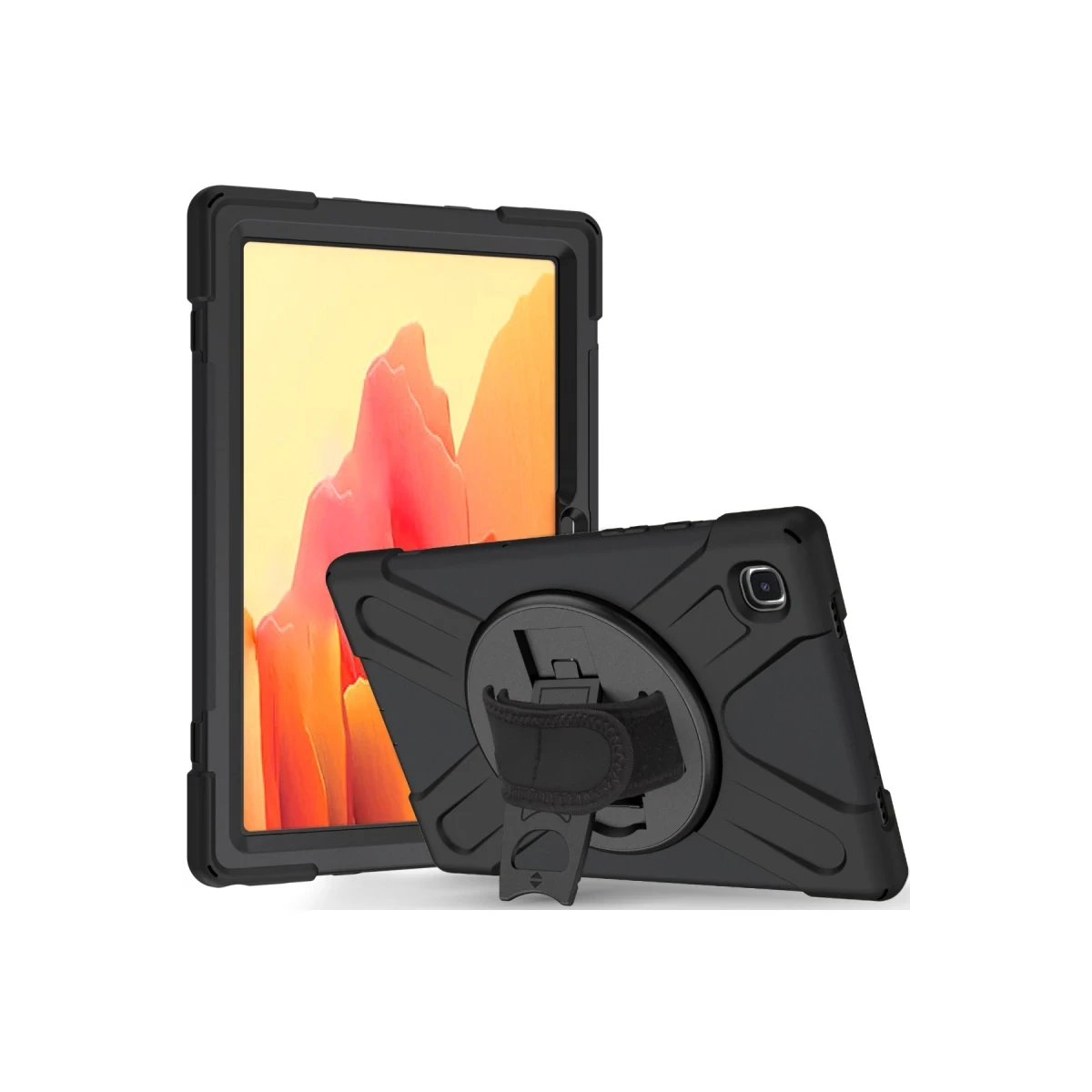Samsung Galaxy T220 Tab A7 Lite 8.7 Kılıf Amazing Tablet Kapak - Siyah