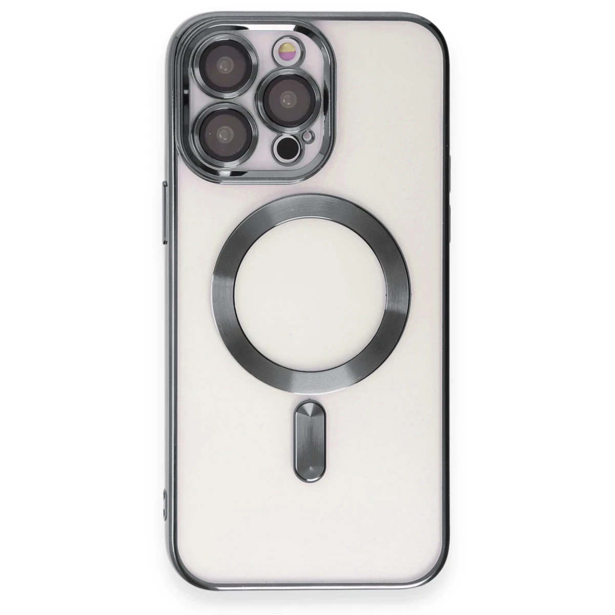 Apple iPhone 15 Pro Kılıf Kross Magneticsafe Kapak - Titan Gri