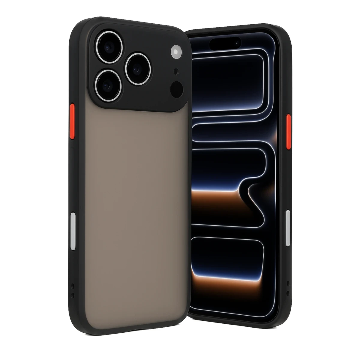 Apple iPhone 17 Pro Kılıf Montreal Silikon Kapak - Siyah