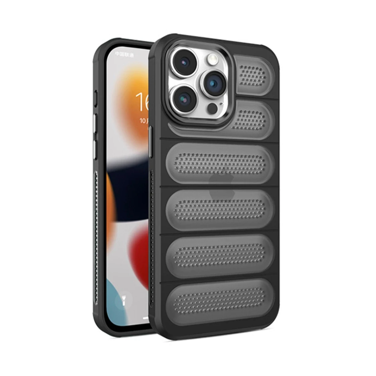 Apple iPhone 14 Pro Max Kılıf Airmax Silikon Kapak - Siyah