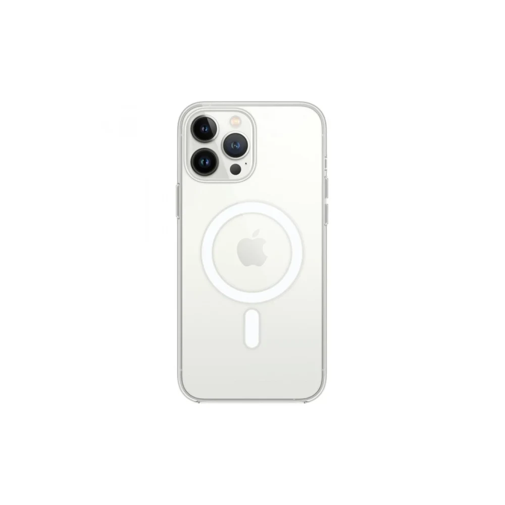 Apple iPhone 13 Pro Kılıf Magneticsafe Şeffaf Silikon - Şeffaf