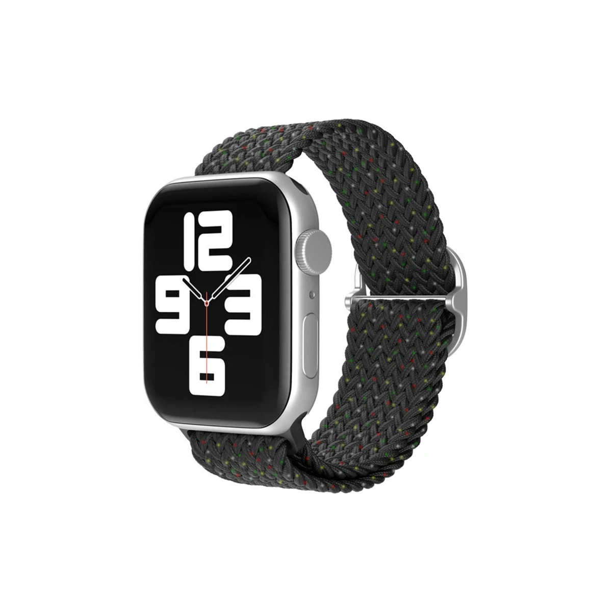 Apple Watch 42mm Star Kordon - Benekli Siyah