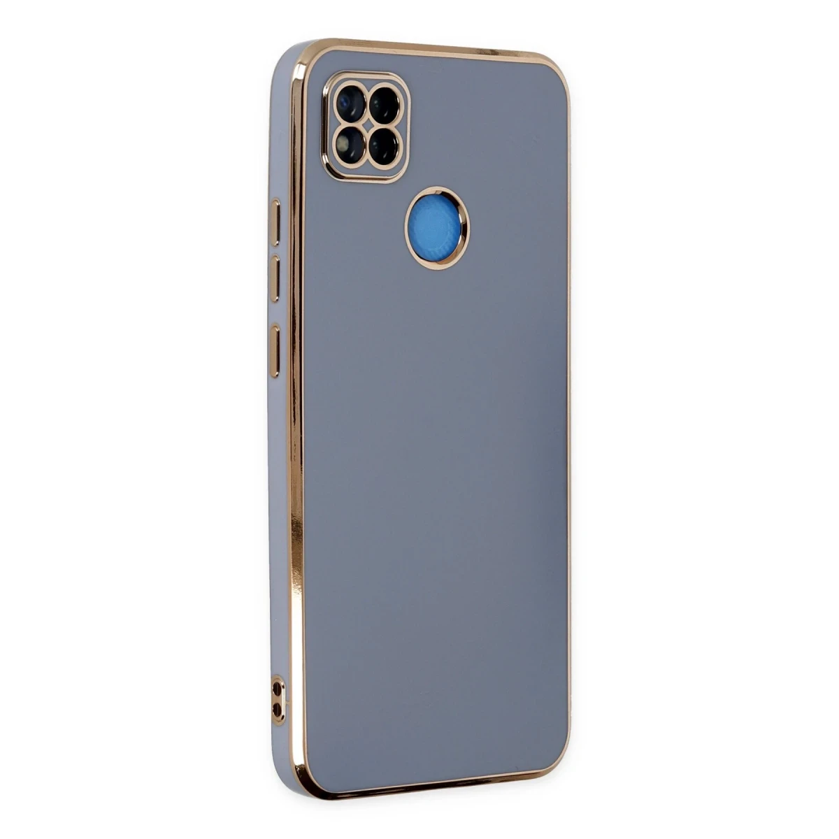 Xiaomi Redmi 9C Kılıf Volet Silikon - Mavi