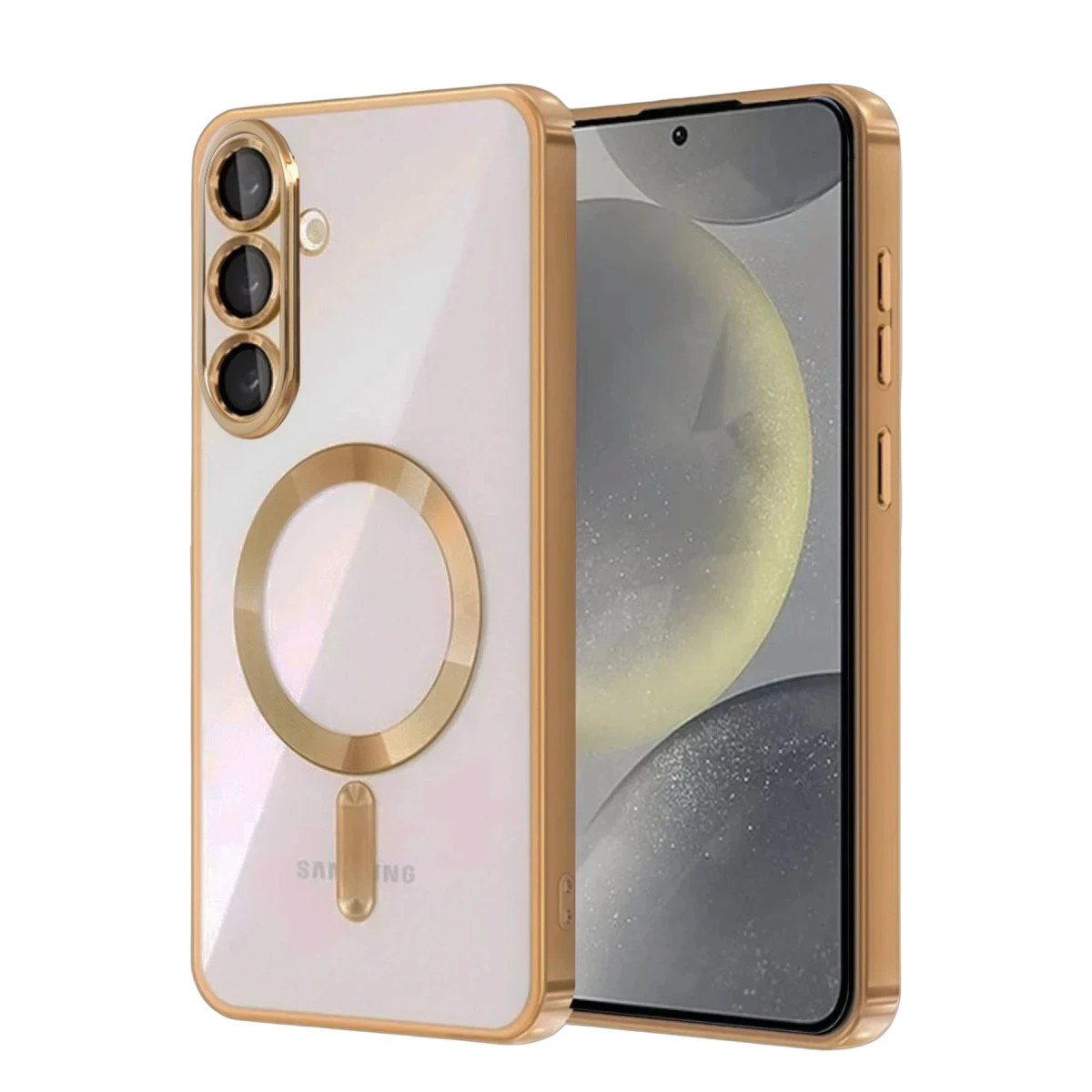 Samsung Galaxy A37 5G Kross Magneticsafe Kapak - Çöl Titanyum