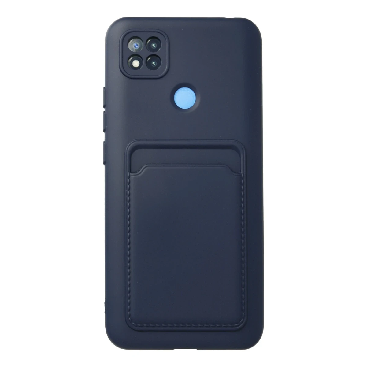 Xiaomi Redmi 9C Kılıf Kelvin Kartvizitli Silikon - Lacivert