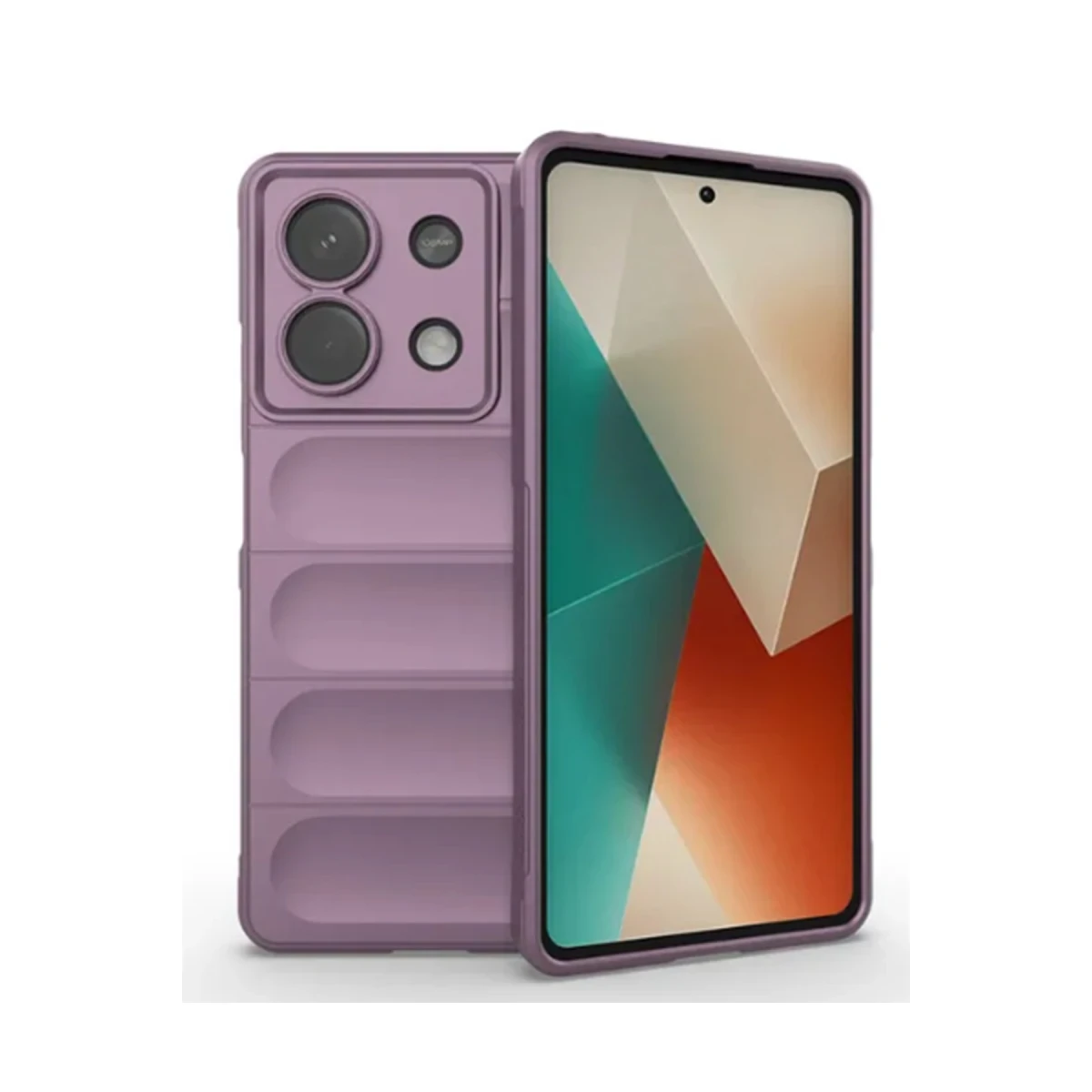 Xiaomi Poco X6 Kılıf Optimum Silikon - Mor