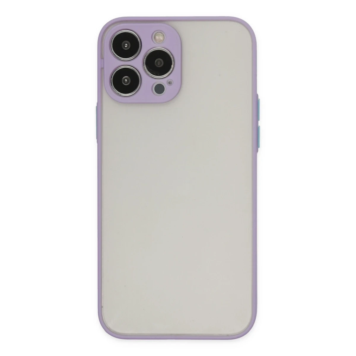 Apple iPhone 14 Pro Kılıf Montreal Silikon Kapak - Mor