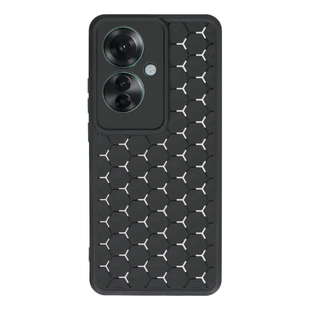 Oppo Reno 11F Kılıf Petek Silikon Kapak - Siyah