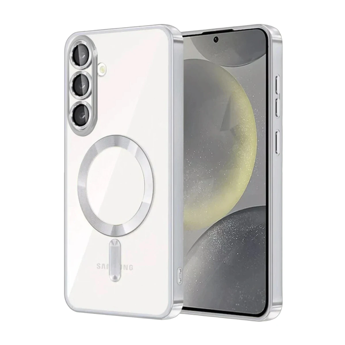 Samsung Galaxy S26 Plus Kross Magneticsafe Kapak - Gümüş