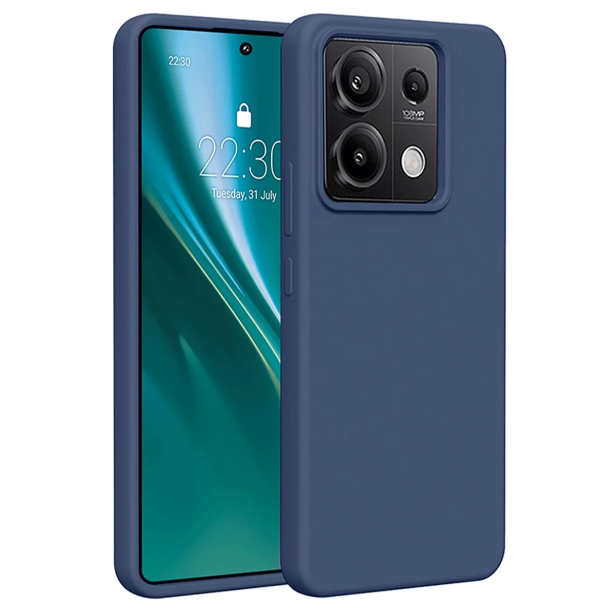 Xiaomi Redmi Note 13 Pro 4G Kılıf First Silikon - Lacivert