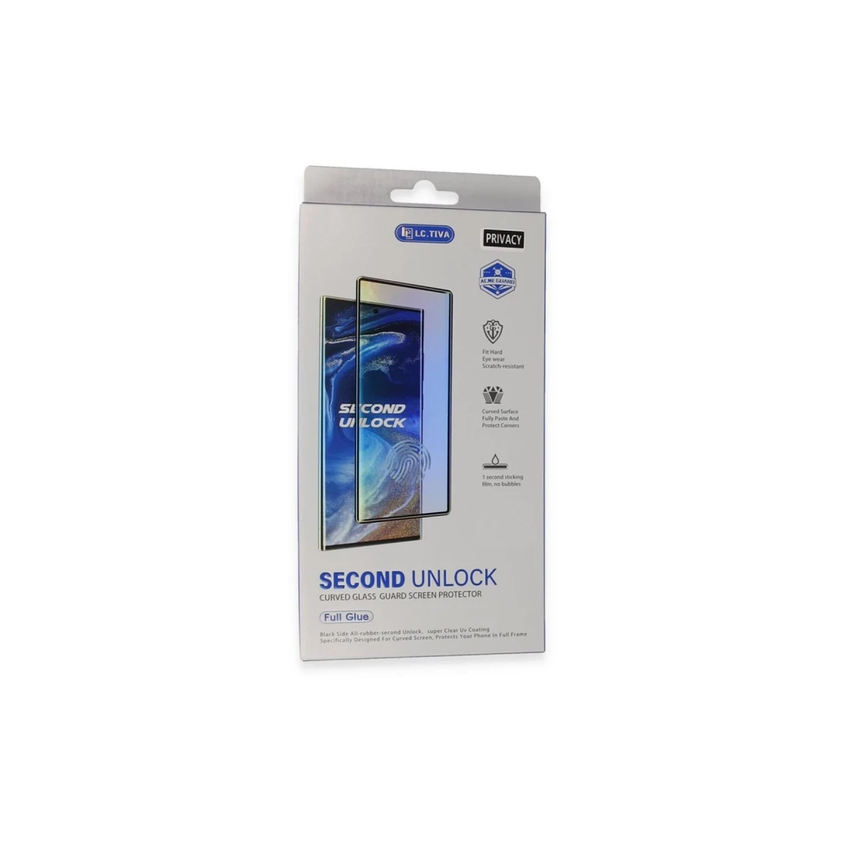 Samsung Galaxy S24 Ultra Durable Full Glue Curved Hayalet Cam