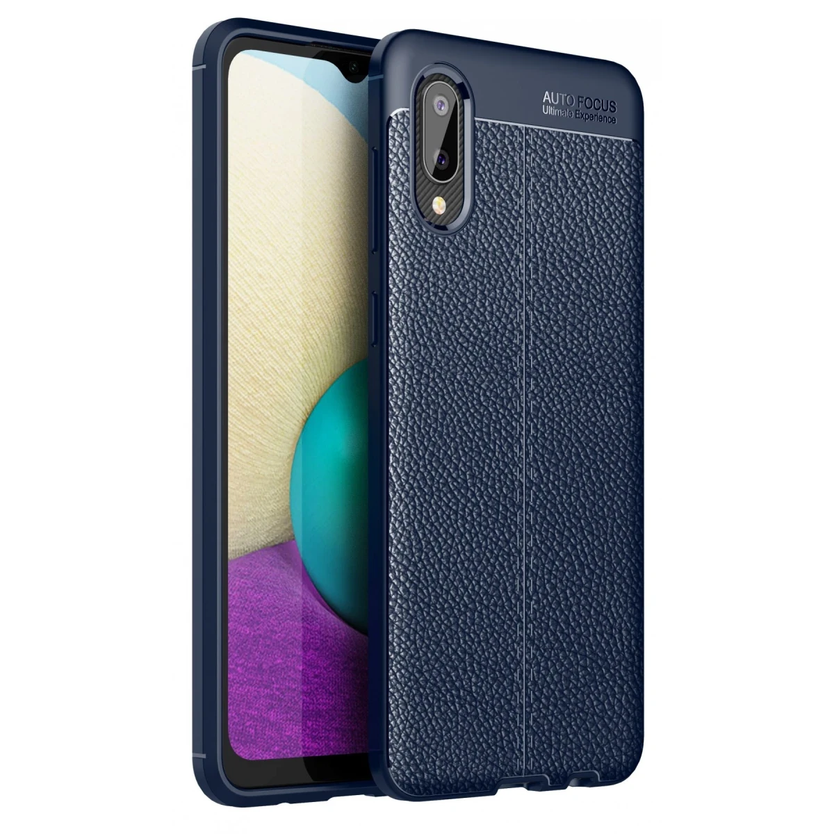 Samsung Galaxy A02 Kılıf Auto Focus Kapak - Lacivert