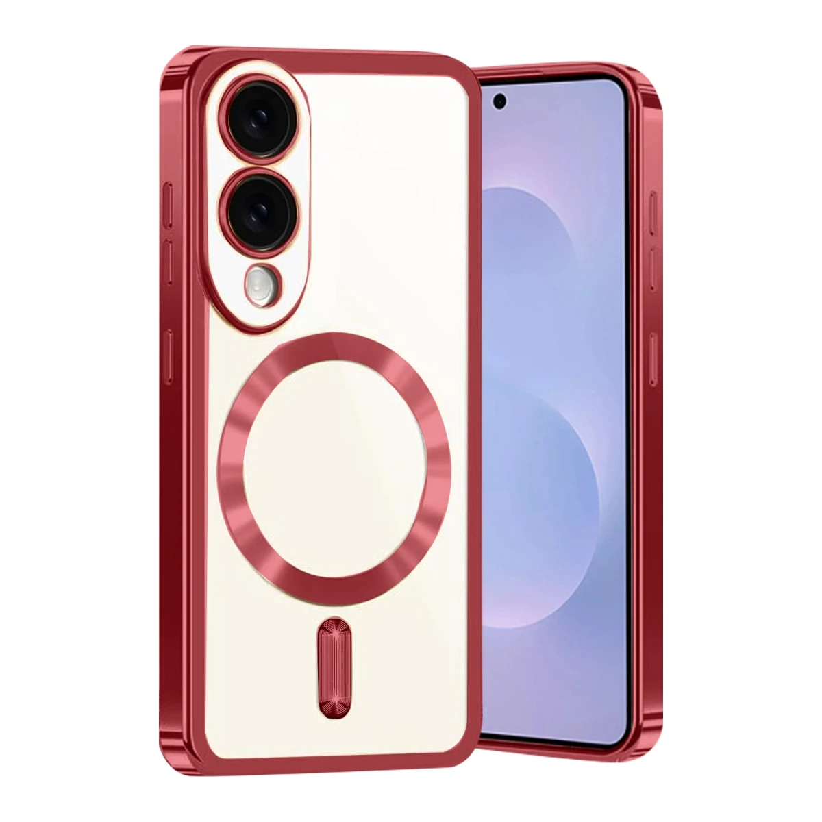 Samsung Galaxy S25 Edge Kross Magneticsafe Kapak - Kırmızı