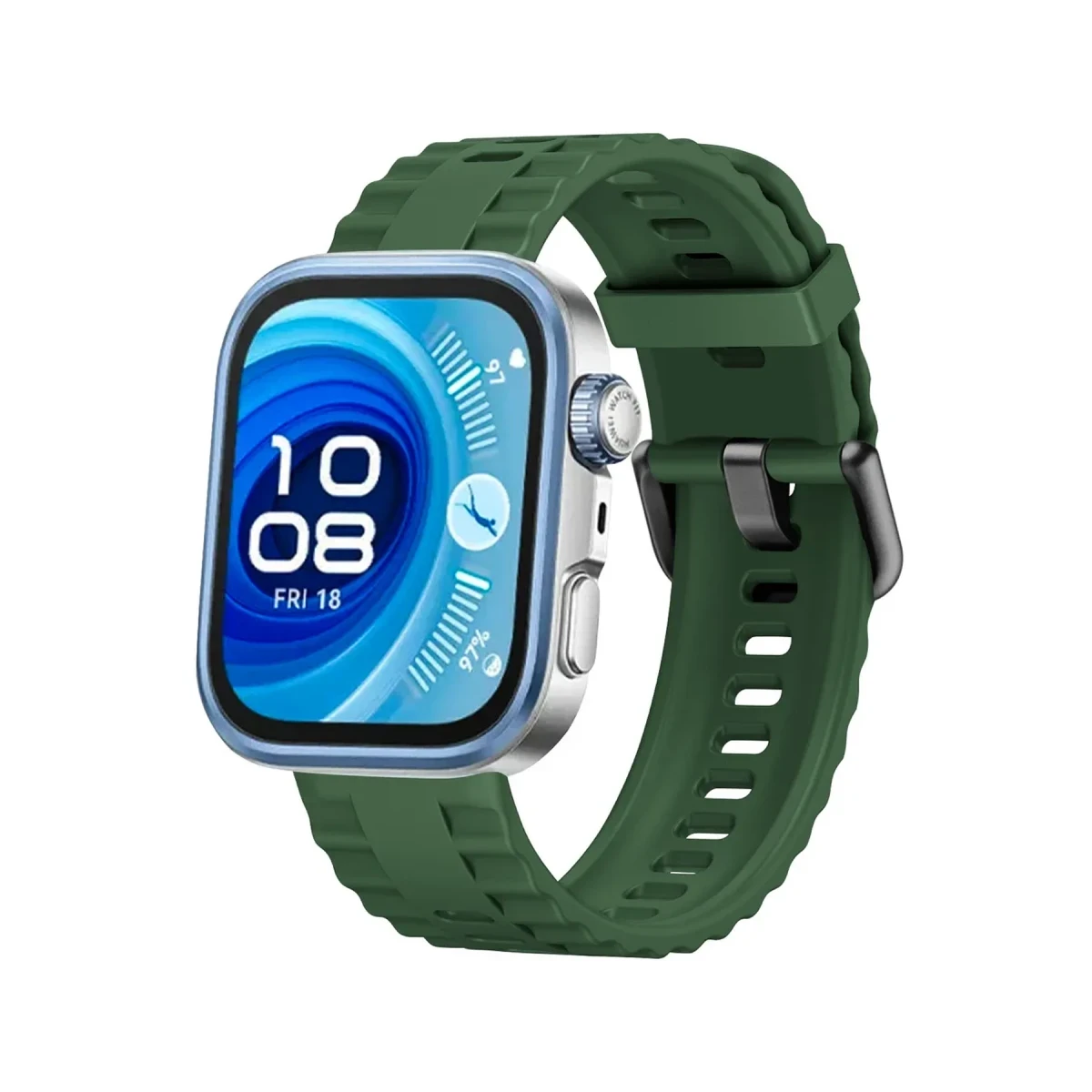 Huawei Watch Fit 3 Klasik Kordon - Koyu Yeşil