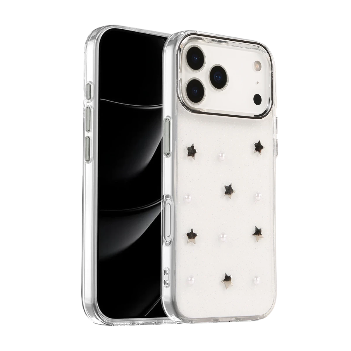 Apple iPhone 17 Pro Max Fiyonk Desenli Kapak - Desen 7