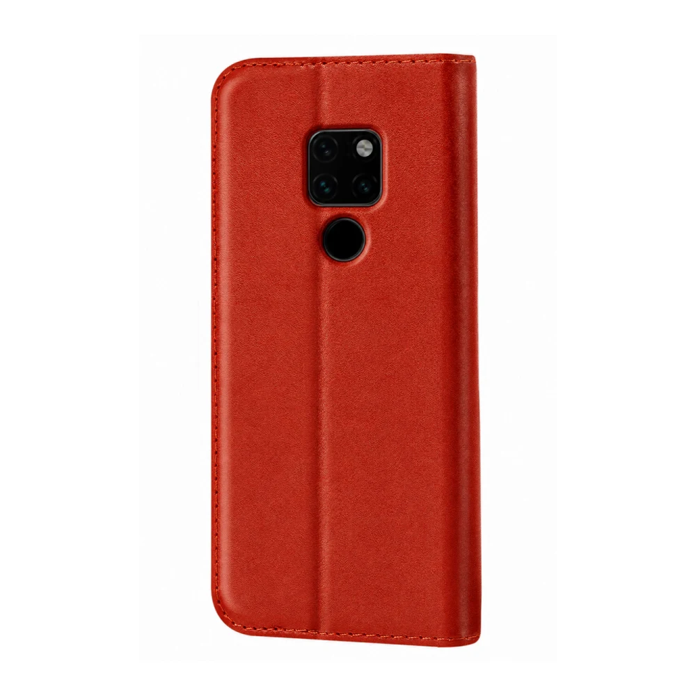 Huawei Mate 30 Lite Trend S Plus Kapaklı Telefon Kılıf - Kırmızı