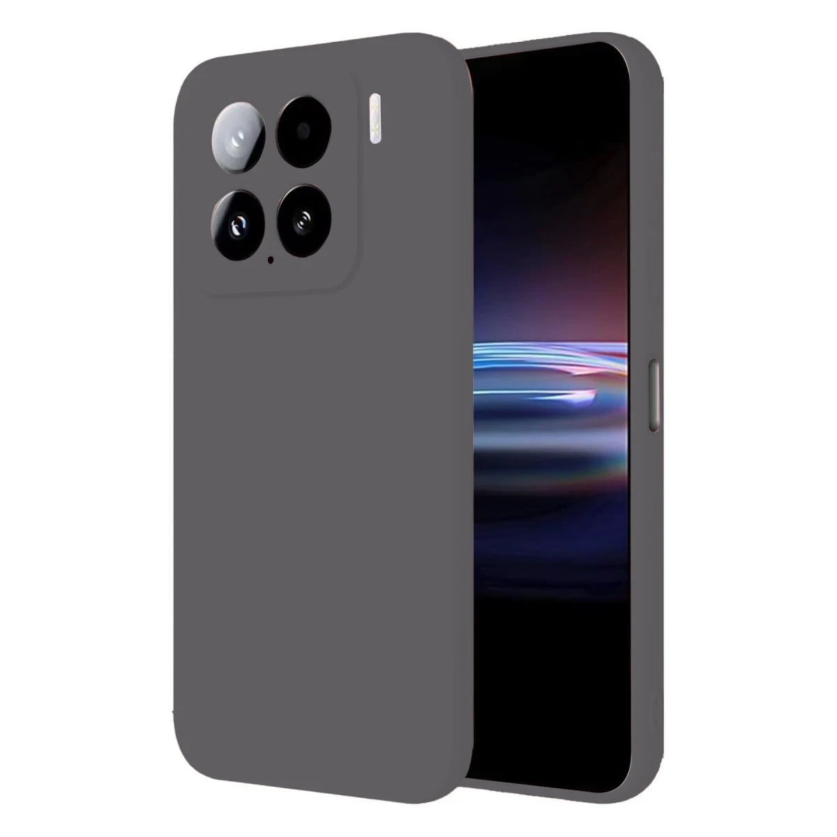 Xiaomi Mi 15 Pro Kılıf Nano içi Kadife Silikon - Gri