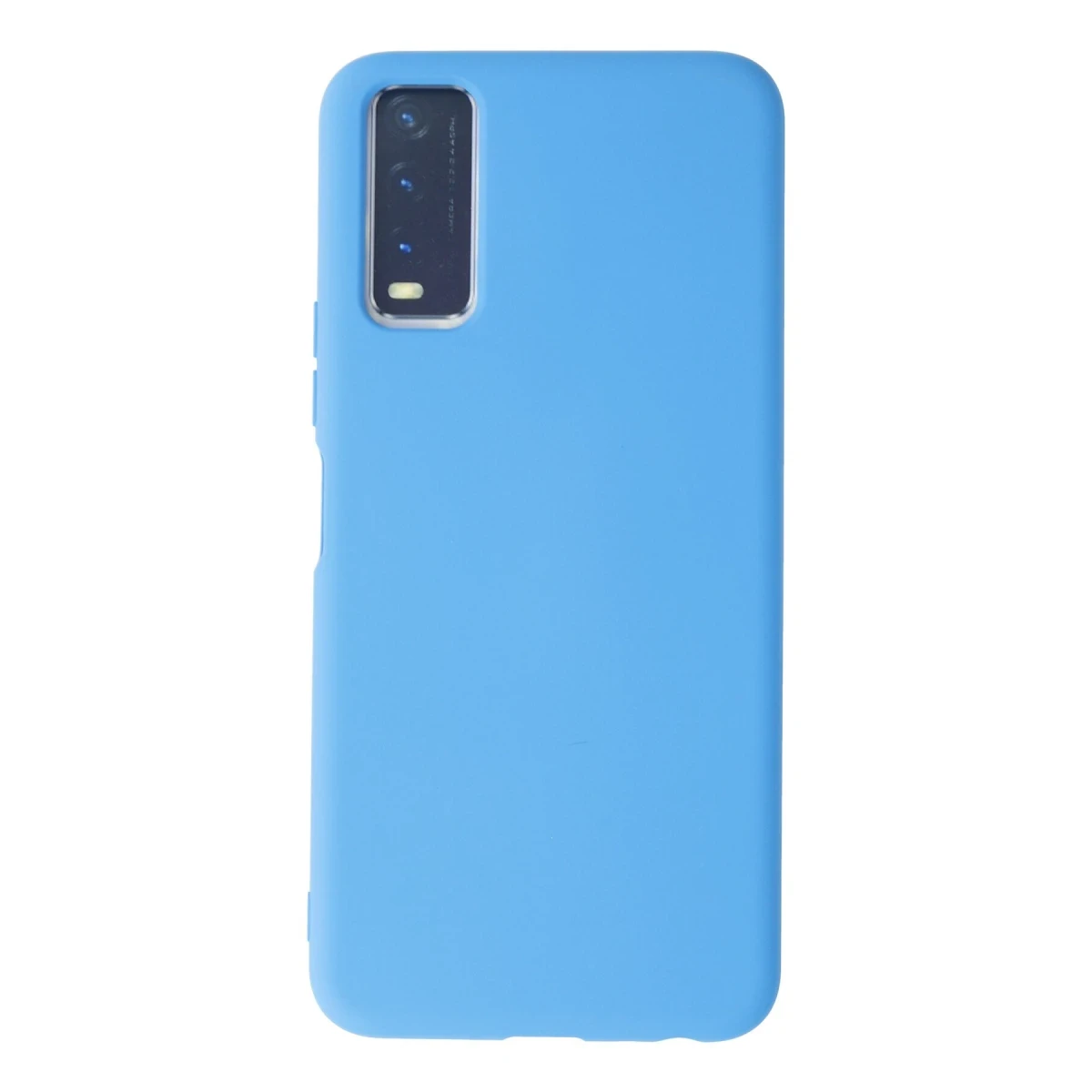 Vivo Y11S Kılıf Nano içi Kadife Silikon - Mavi