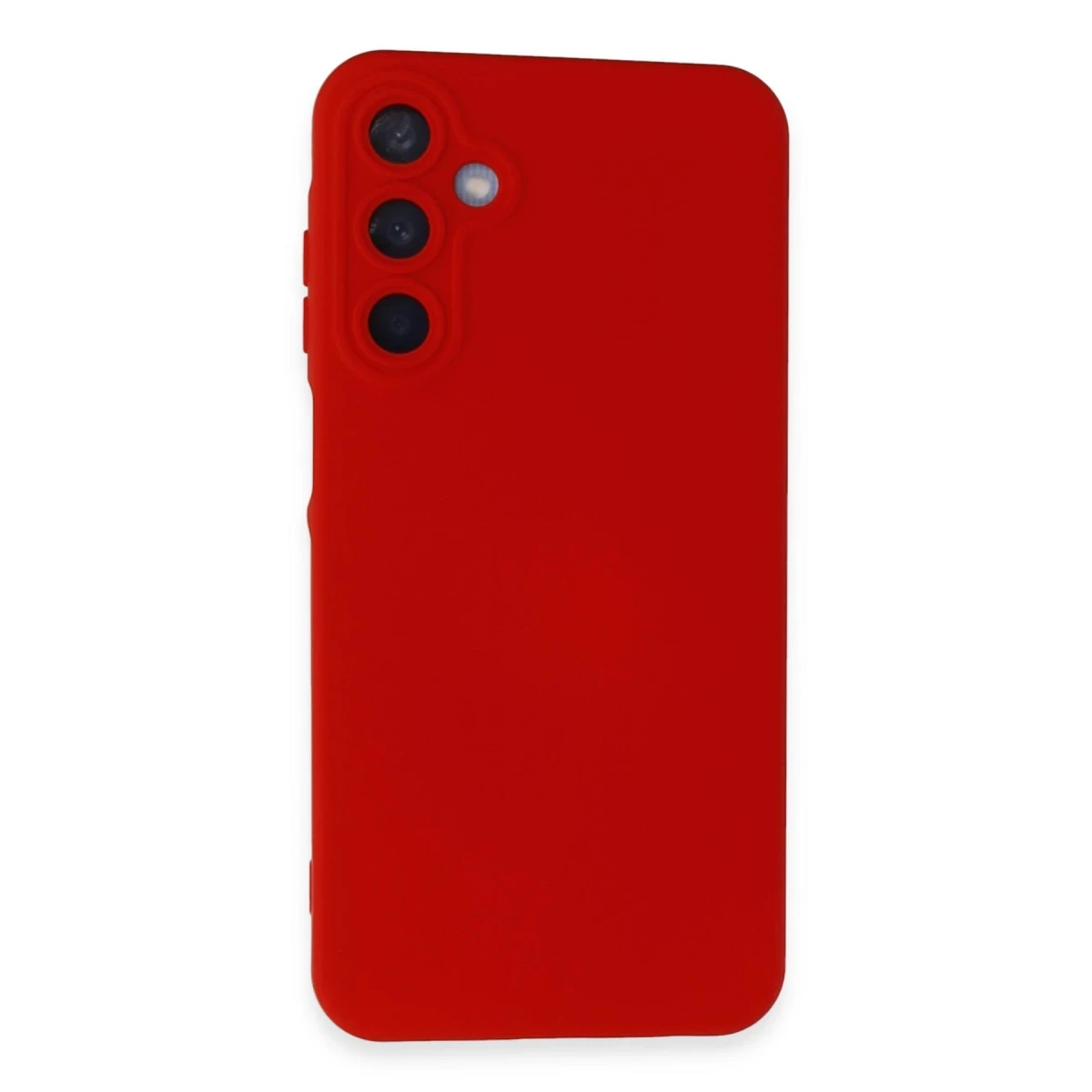 Samsung Galaxy A55 5G Kılıf Nano içi Kadife Silikon - Kırmızı