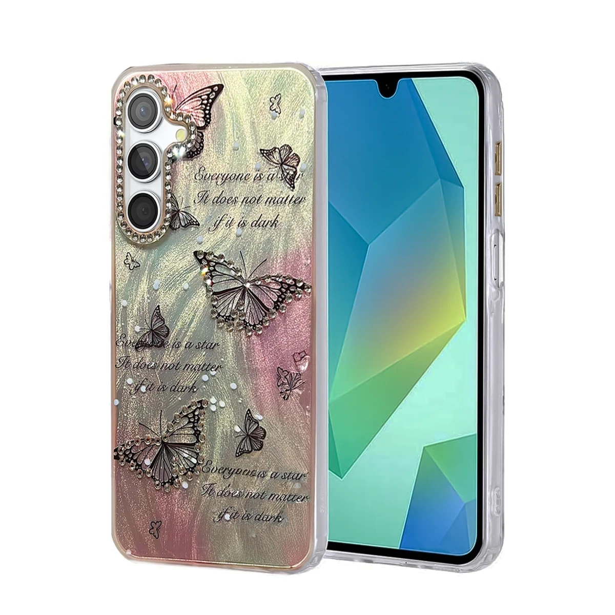 Samsung Galaxy A14 4G Kılıf Blade Aynalı Desenli Kapak - Desen 6
