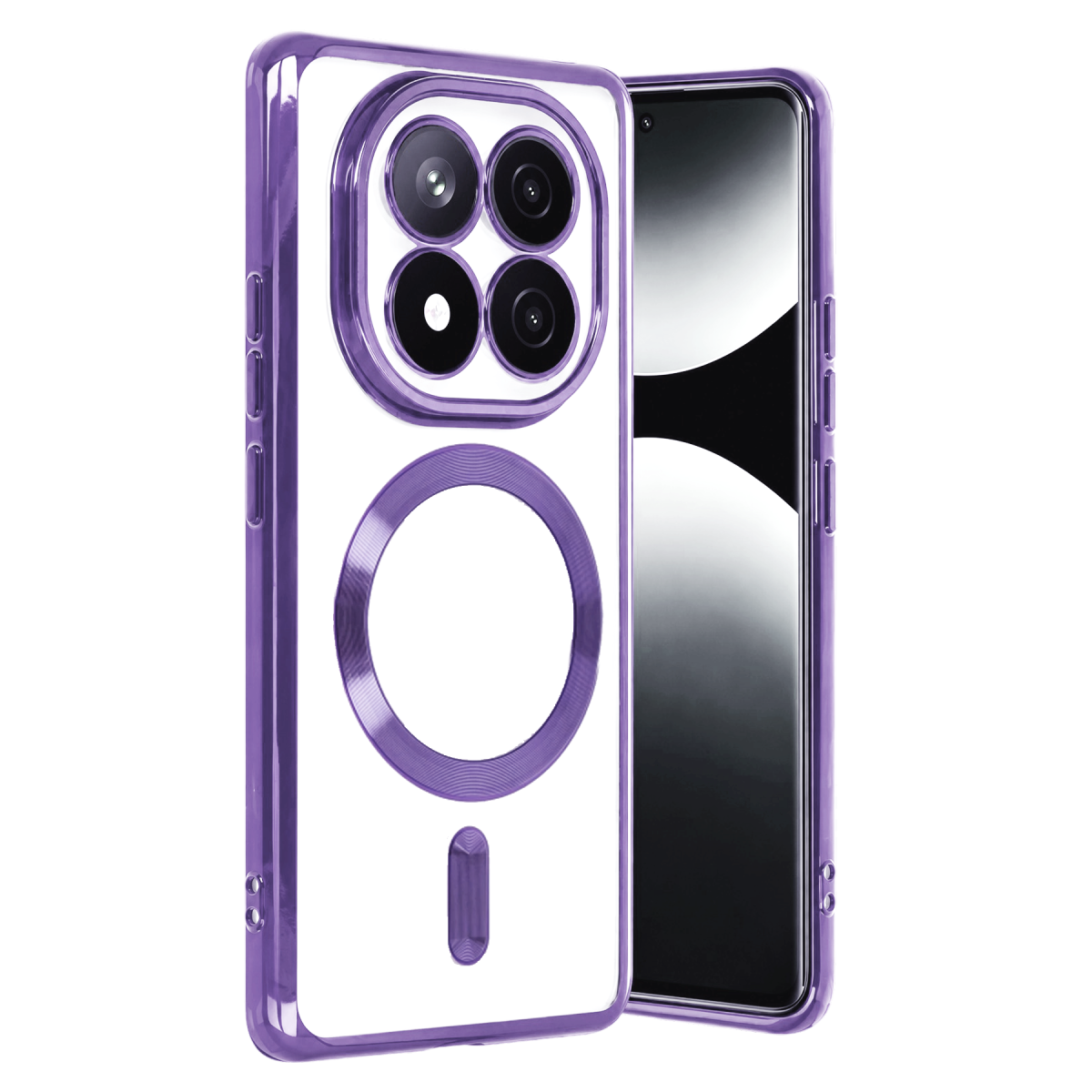 Xiaomi Redmi Note 15 Pro Plus 5G Kross Magneticsafe Kapak - Mor