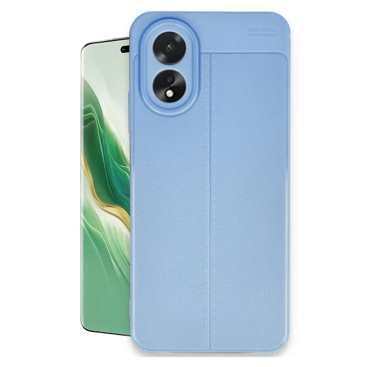 Oppo A38 Kılıf Auto Focus Kapak - Mavi