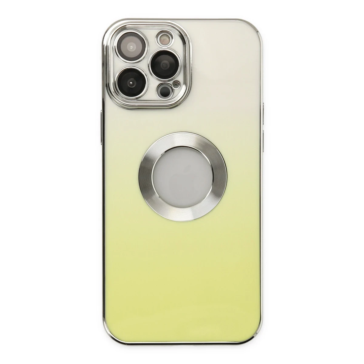 Apple iPhone 14 Pro Max Kılıf Best Silikon - Sarı