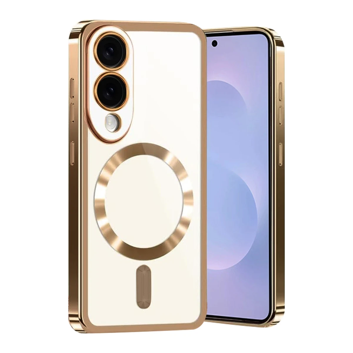 Samsung Galaxy S25 Edge Kross Magneticsafe Kapak - Çöl Titanyum