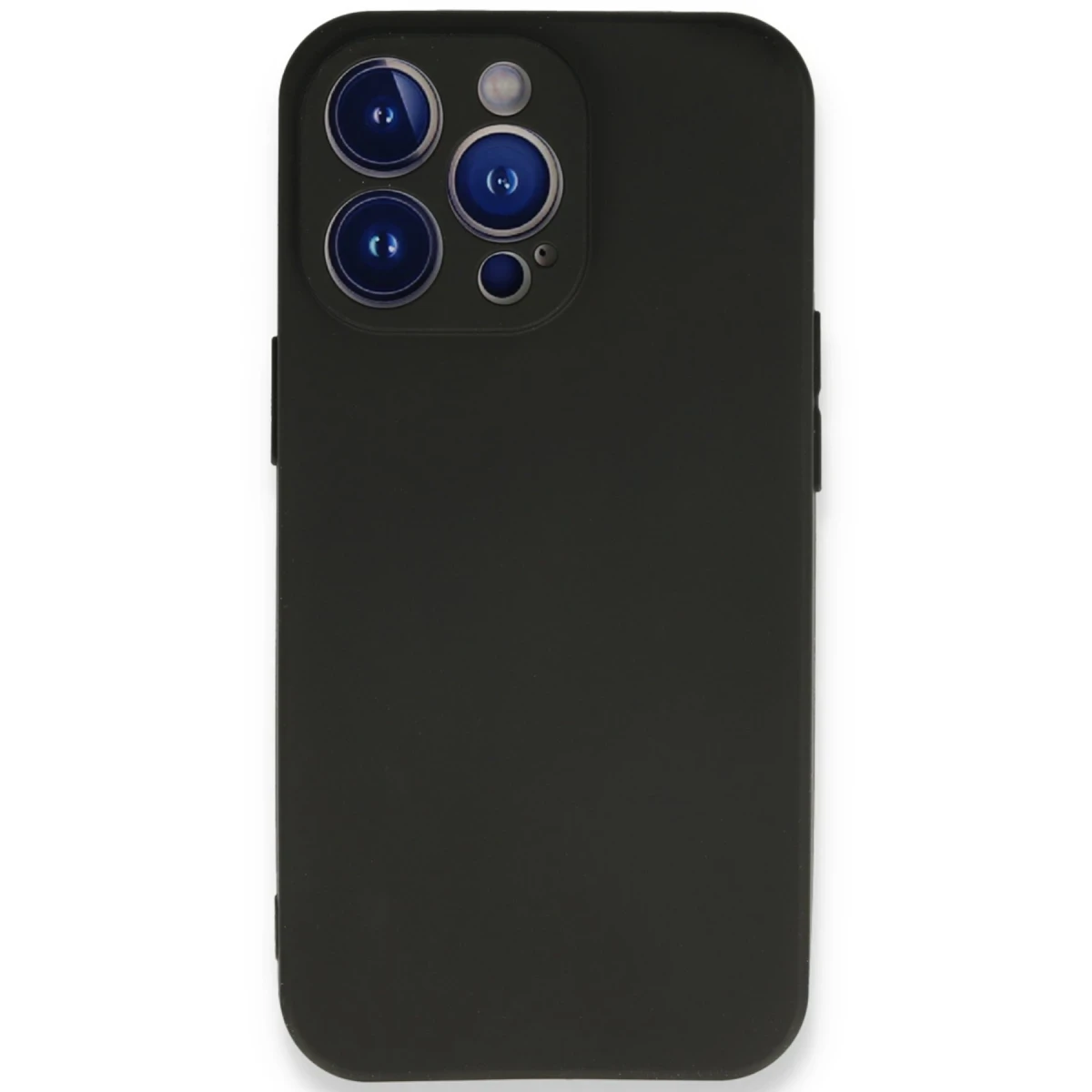 Apple iPhone 14 Pro Max Kılıf First Silikon - Siyah