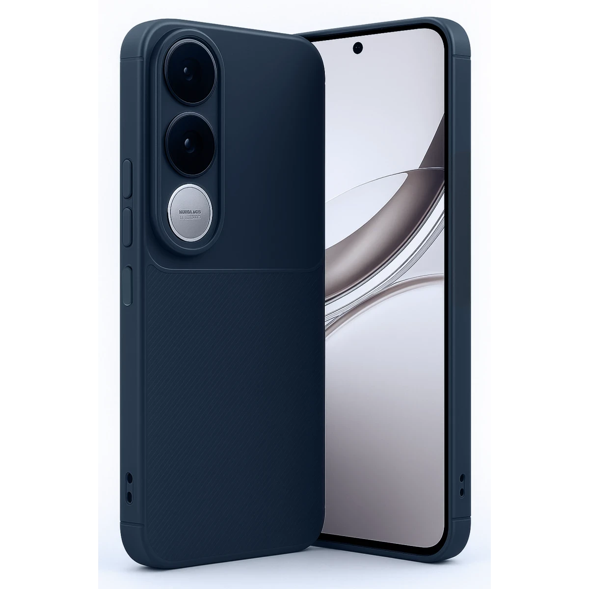 Vivo V50 Lite 4G Auto Focus Karbon Kapak - Lacivert
