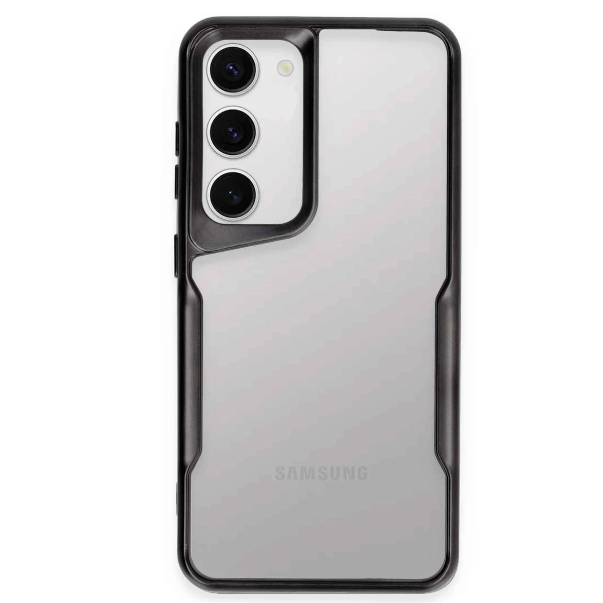 Samsung Galaxy S23 Kılıf Boyi Silikon Kapak - Siyah